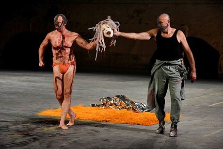 Das Haupt der Medusa: Probedemonstsration (Gstettner, Mlenek). © Ernst Grünwald