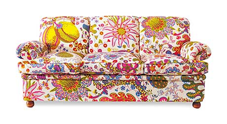 Josef Frank, Sofa, Stoffbezug Brazil, 1930er Jahre © Svenskt Tenn, Stockholm, Schweden