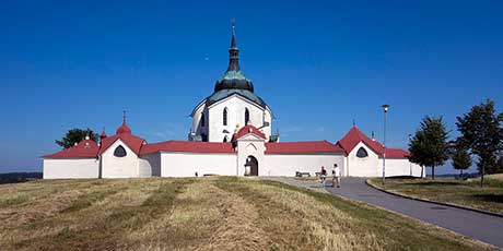 Die Wallfahrtskirche auf Zelená Hora ©  Jerzy Strzelecki