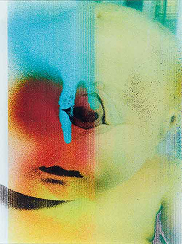 Alfons Schilling Götterbild, Zyklo, 1999 Linsenrasterfotografie © Nachlass Alfons Schilling