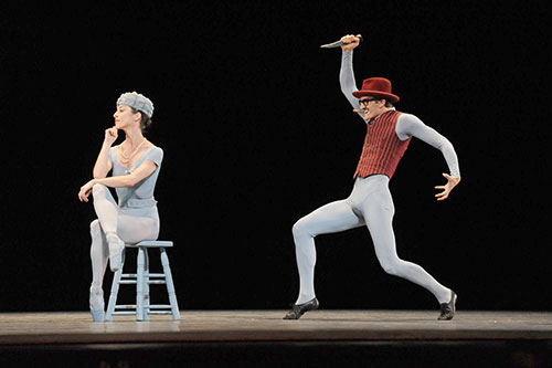 Eno Peçi und Franziska Wagner-Hollinek in Jerome Robbins "The Concert"  © Wiener Staatsballett / Michael Pöhn