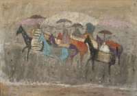 "Frauen auf dem Weg zum Markt", 1949. © Arnaldo Zappa collection Milan, Photo FotoRolli Triest, Bildrecht Wien 2018