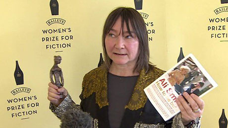 Ali Smith, Gewinnern des Bailey's Preises für den Roman "Beides sein" © www.bbc.com