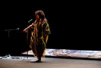 Die Vokalistin Holland Andrews singt und spielt mit. © Bruce Clarke 