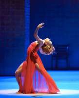 Rebecca Horner in einer ihrer Glanzrollen: "Potiphars Weib" in  dem Ballett "Die Josephs Legende" (John Neimeier / Richard Strauss).