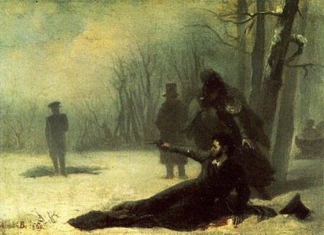 Adrian Volkov: Das Duell. 1869. © wiki, free license