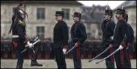 Die demütigende öffentliche Degradierung von Dreyfus (Louis Garrel). © Guy Ferrandis