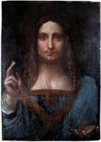 Von Dianne Modestini fotografiert: "Salvator Mundi", um 1500 gemalt,  doch von wem? © Modestini