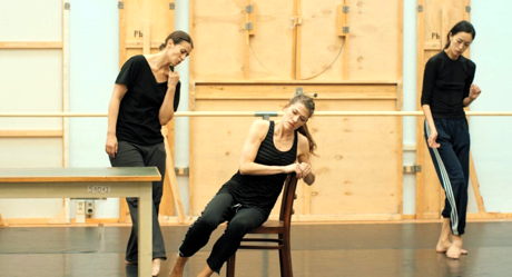 Proben in der Semperoper zu "iphigenie auf Tauris". Rechts: Sangeun Lee.