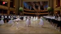 Auftritt der Ballettakademie im Opernball 2023.
