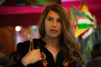 Die Transfrau Karla Sofía Gascón ist im Film die Transfrau  Emilia Pérez.