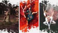 „Dance Triptychon“: Drei Ballette zur Musik von Béla Bartók (Plakat).© „Dance Triptychon“: Drei Ballette zur Musik von Béla Bartók. © Plakat / Mátai és Végh Kreatív Műhely, Kohán József, Plette Bulcsú