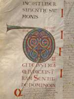Beginn des Buches der Weisheiten Salomos: Codes Giga, 13. Jh., . © Kloster_Podlažicewiki | wikipedia
