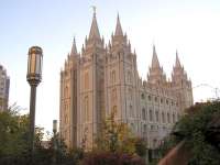 Der Mormonentempel in Salt Lake City, auch dort durften Abi und Eli keine Wurzeln schlagen. © wikipedia  