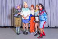 Gruppenbild mit Alex Deutinger (links außen), der leider wegen einer Verletzung nicht an der Premiere teilnehmen konnte. Neben ihm: Alex Zehetbauer, Beatrice Frey, Juia Franz Richter, Alexandru Cosarca.