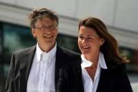 Bill Gates und seine Frau Melinda, geborene French, fotografiert 2009. als sie die Oper in Oslo besucht haben. © 2009 Kjetil Ree / wikipedia