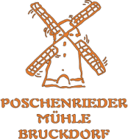 Aktuelles Logo der Poschsenrieder Mühle. © poschenrieder-muehle.de/ Aktuelles Logo der Poschsenrieder Mühle. © poschenrieder-muehle.de/