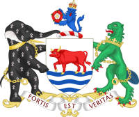 Das roße Wappen von Oxford. © wikipedia