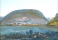 1823 hat Christian Georg Schutz eine Ansicht von Amorbach im Odenwald gemalt. Lizenzfrei / wikipedia