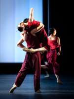 Sanft gehoben, eng umschlungen: Cassandra Trenary, Davide Dato.