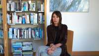 Rachel Cusk in Bordeaux, Buchhandlung Mollat  anlässlich der Veröffentlichung ihres Romans „Parade“. © Librarie Mollat