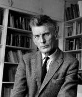Samuel Beckett,1965. der Rhythmus und die Sprache seiner Dramen haben Maguy Marin inspiriert. © Britannica