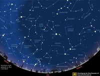  Sternkarte des Himmels über Mitteleuropa. ©  sternwarte-siebengebirge.de