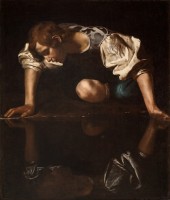 Caravaggio: Narziss: Aus der Tiefe steigt das eigene Abbild. Rom © Gallerie Nazionali d'Arte Antica, Palazzo Barberini, Istituto Max Planck per la storia dell'arte / Enrico Fontolan