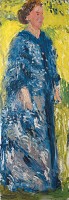 Richard Gerstl: "Mathilde Schonberg im Garten", 1908. © Leopold Museum Wien / Foto Leopold Museum Wien, Manfred Thumberger