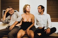 Reenactment, 1973: Anita Steckel. Robert Steijn, Christine Gaigg, Frank Willens. © Tanzquartier 