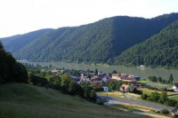 Das Weserufer bei Schärding, wo Paul Klees drittes Leben beginnt. © wikipedia / free license