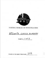 FBI Akte der  Atlanta Kindermorde, Teil 1 von 24. © wikicommons