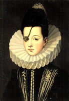 Auch die Prinzessin Éboli musste eine Augenklappe tragen. Dieses undatierte Gemälde ist allerdings mindestens hundert Jahre nach der Fürstin Tod entstanden, eher eine Fälschung als ein Porträt. © wikimedia