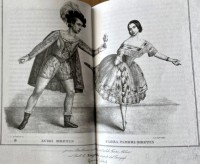Louis Bretin und Flora Fabbri, "primi Ballerini" in "Zingarella", einer Choreografie von Giovanni Fabbri. © Buchillustsratiion