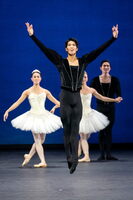 Ein Ballet blanc zum Abschluss. Masayu Kimoto, Kiyoka Hashimoto, Aleksandra Liashenko, Tomoaki Nakanome im 1. Satz der Symphonie in C. 