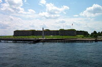 Fort Independence on Castle Island, wo der Rachefeldzug von Mary Pat sein blutiges Ende findet. © Chris Wood / wikipedia