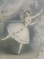 Carlotta Grisi, die Giselle der Uraufführung, 1841 in der Pariser Oper. 