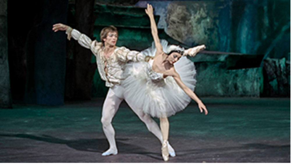 Rudolf Nurejew und Margot Fonteyn im Ballett „Schwanensee“. 1964